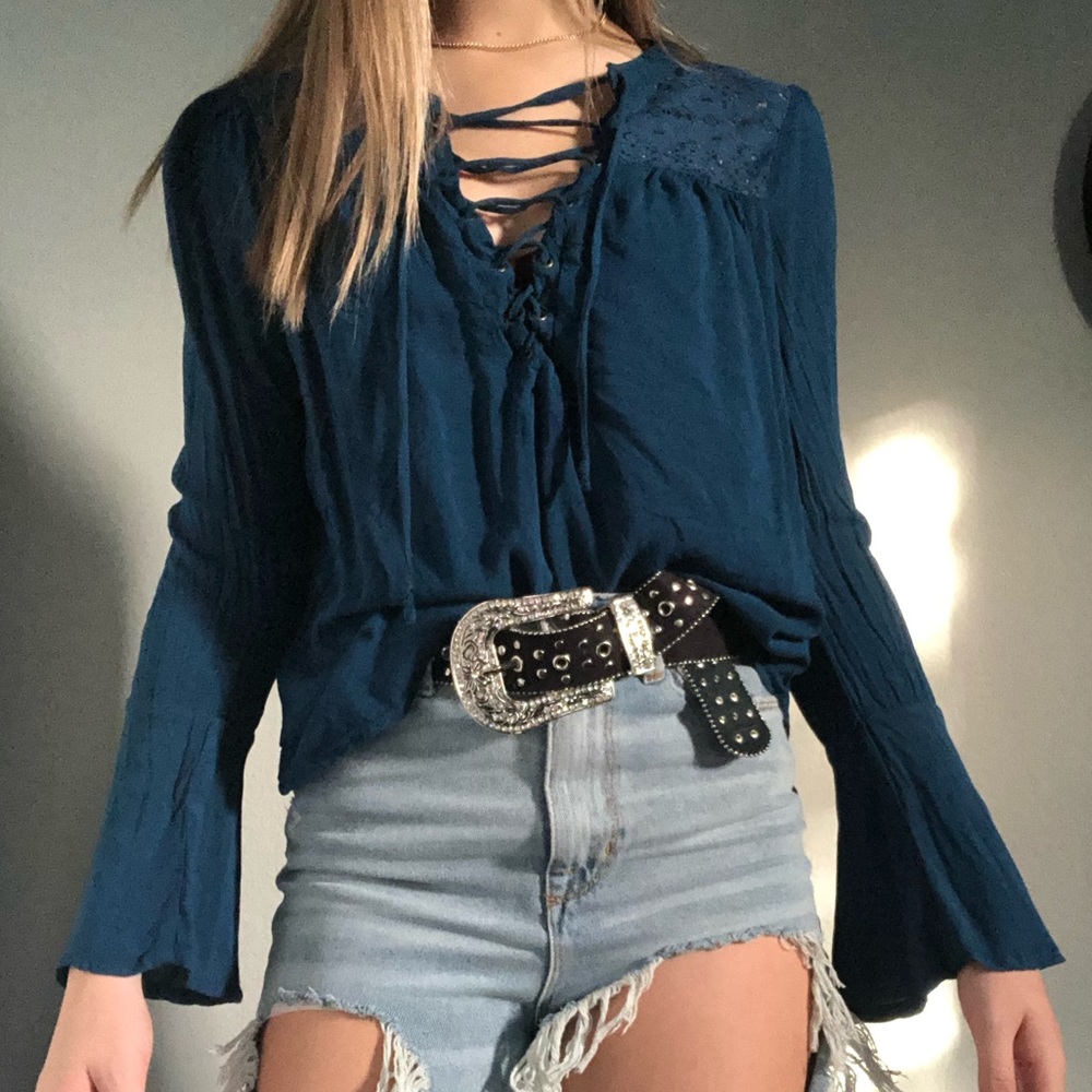 long sleeve dressy top